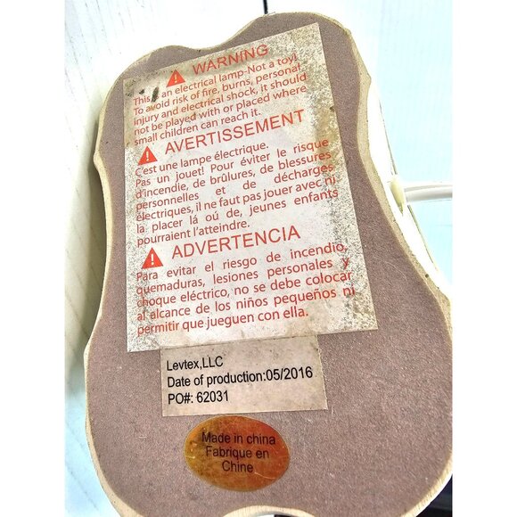 Levtex Elephant Ceramic Table Lamp With Hand-Painted Floral Details 2016 - Picture 6 of 9